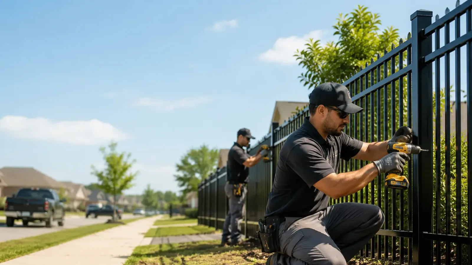 Metal Fence Installation in Melbourne, IA